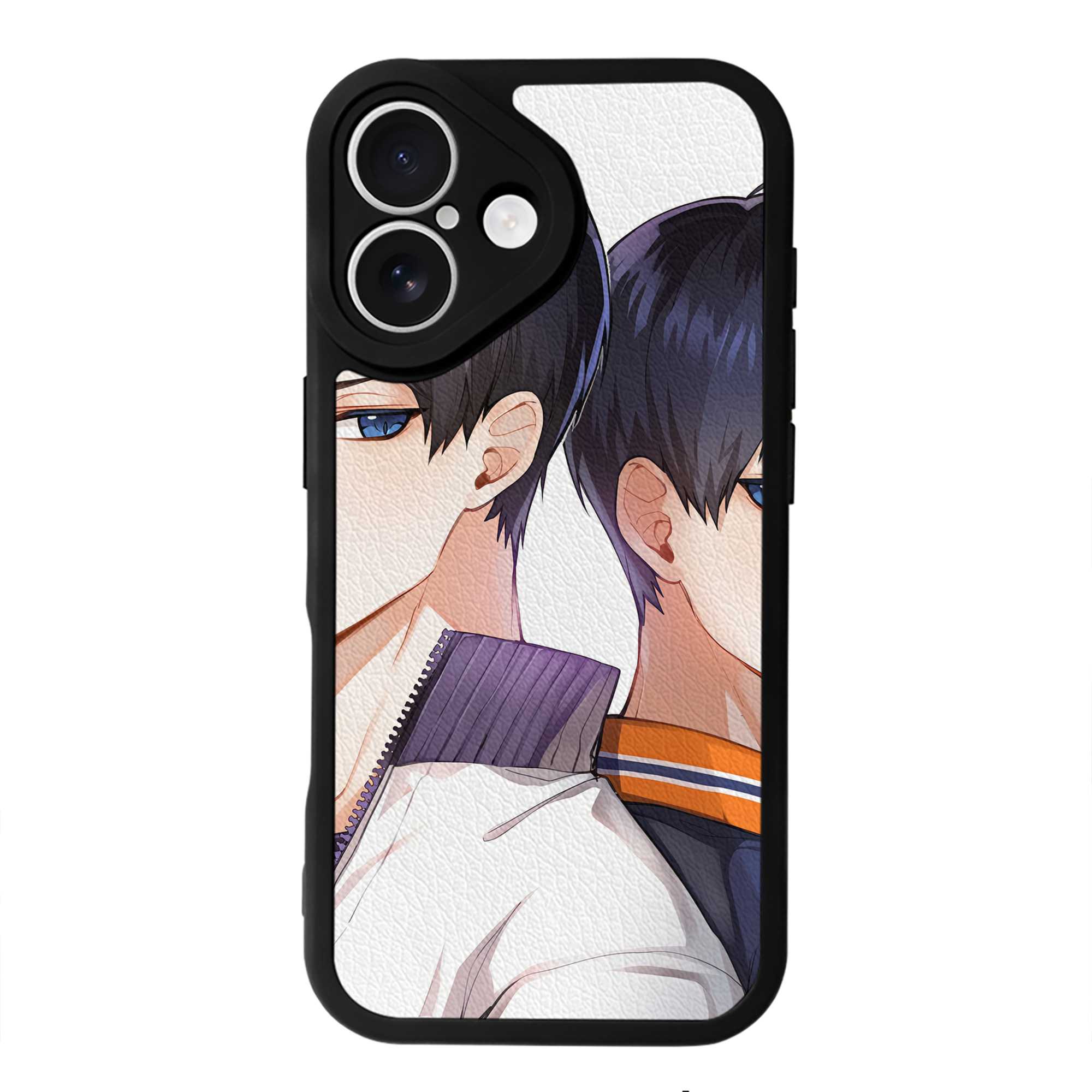 （画像用） ハイキュー!! Haikyu!! 【iPhone 16シリーズ対応】シリコンスマホケース（レザー調） 材質：シリコン